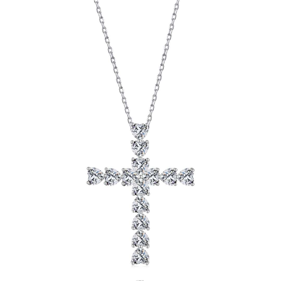 [Joyas Regalia]Collar con forma de cruz radiante