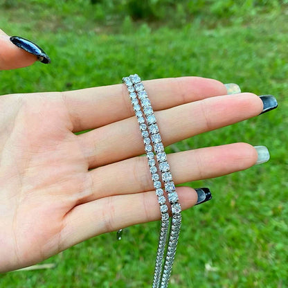 [Bijoux Regalia] Collier élégant à chaîne de tennis