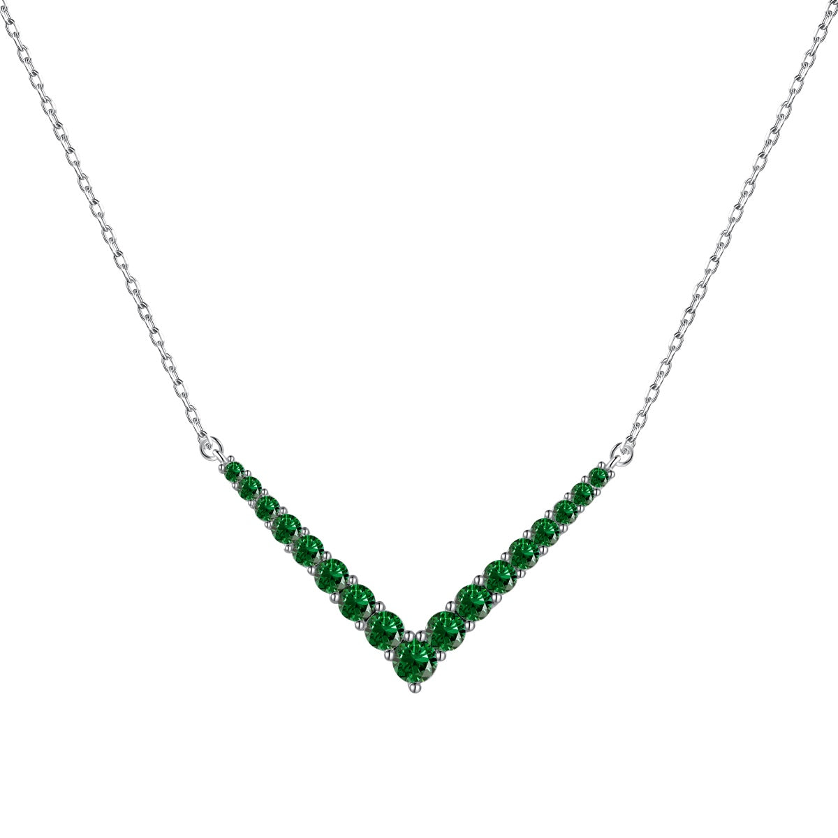 [Joyas Regalia]Collar adornado de corte redondo