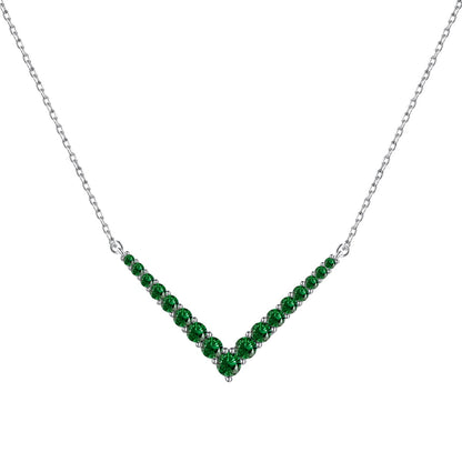 [Joyas Regalia]Collar adornado de corte redondo