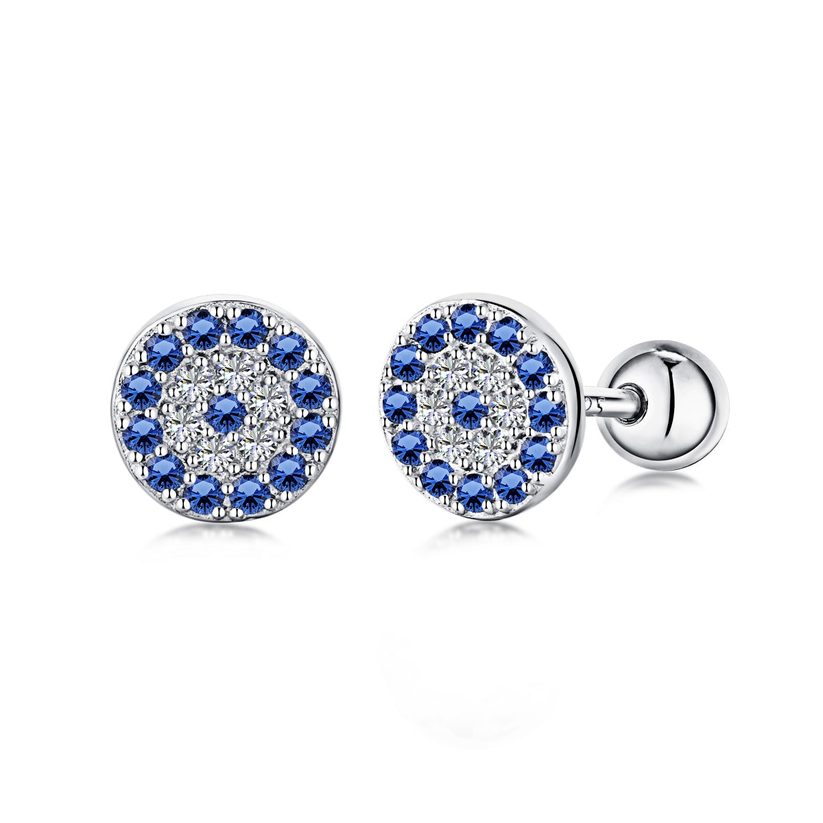[Bijoux Regalia] Boucles d'oreilles clous d'oreilles en os œil du diable