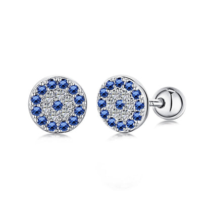 [Bijoux Regalia] Boucles d'oreilles clous d'oreilles en os œil du diable