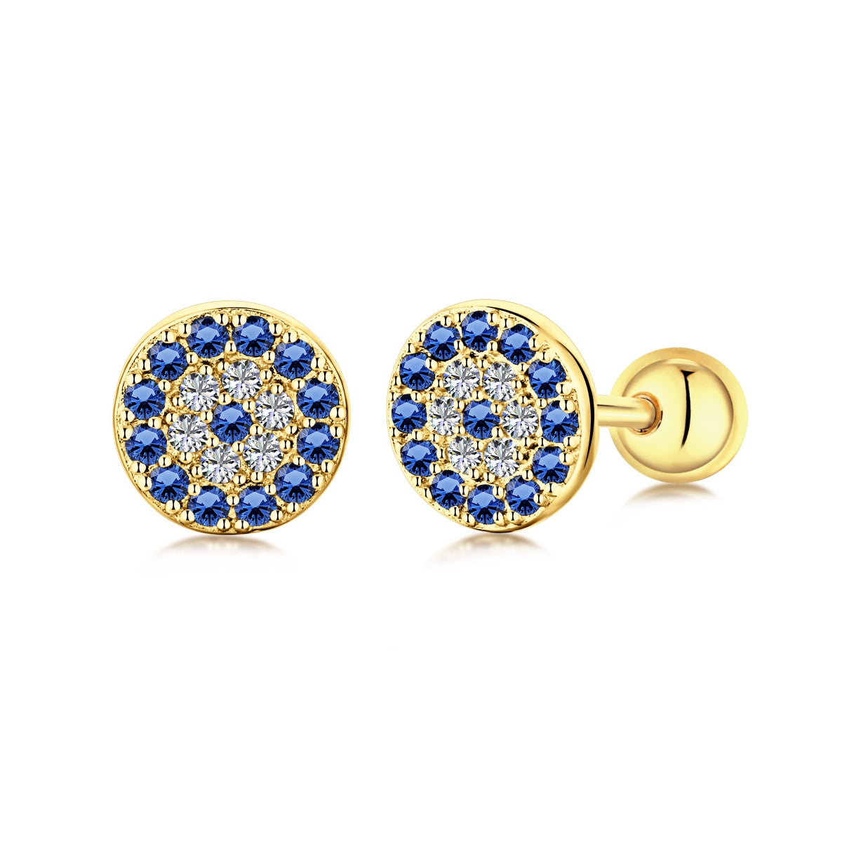 [Bijoux Regalia] Boucles d'oreilles clous d'oreilles en os œil du diable