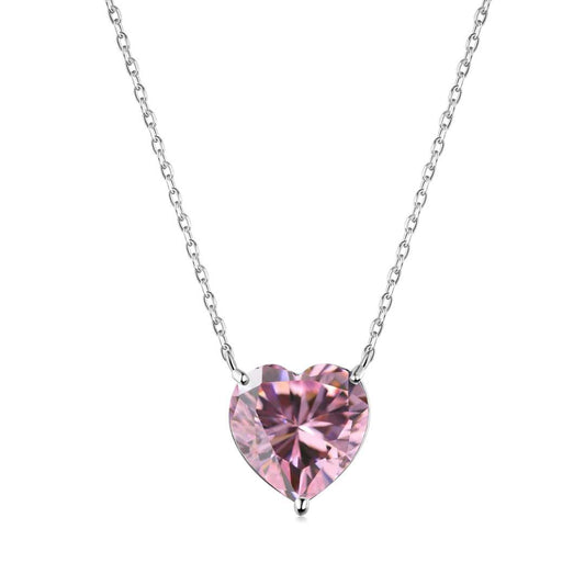 [Joyas Regalia] Collar con forma de corazón radiante de 6,0 quilates