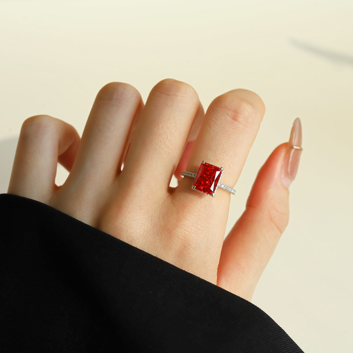 [Regalia jewelry]4.0 Carat Luxurious Engagement Ring