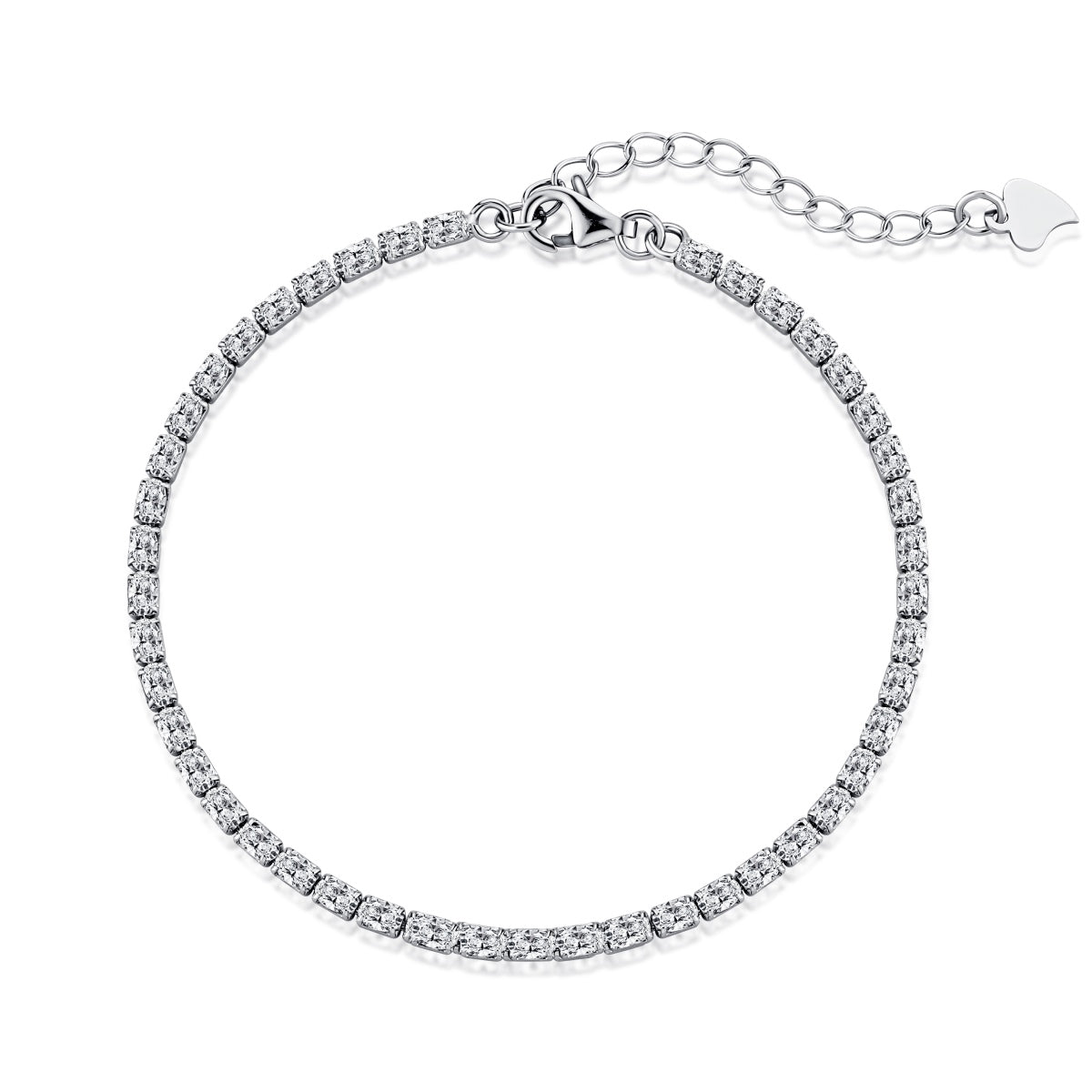 [Joyas Regalia] Elegante pulsera diaria con corte esmeralda