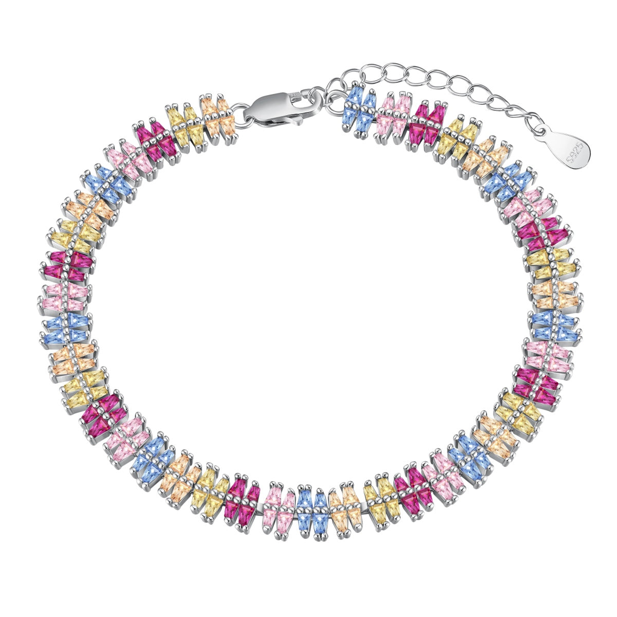 [Bijoux Regalia] Bracelet de fête multi-coupes étincelant et exquis