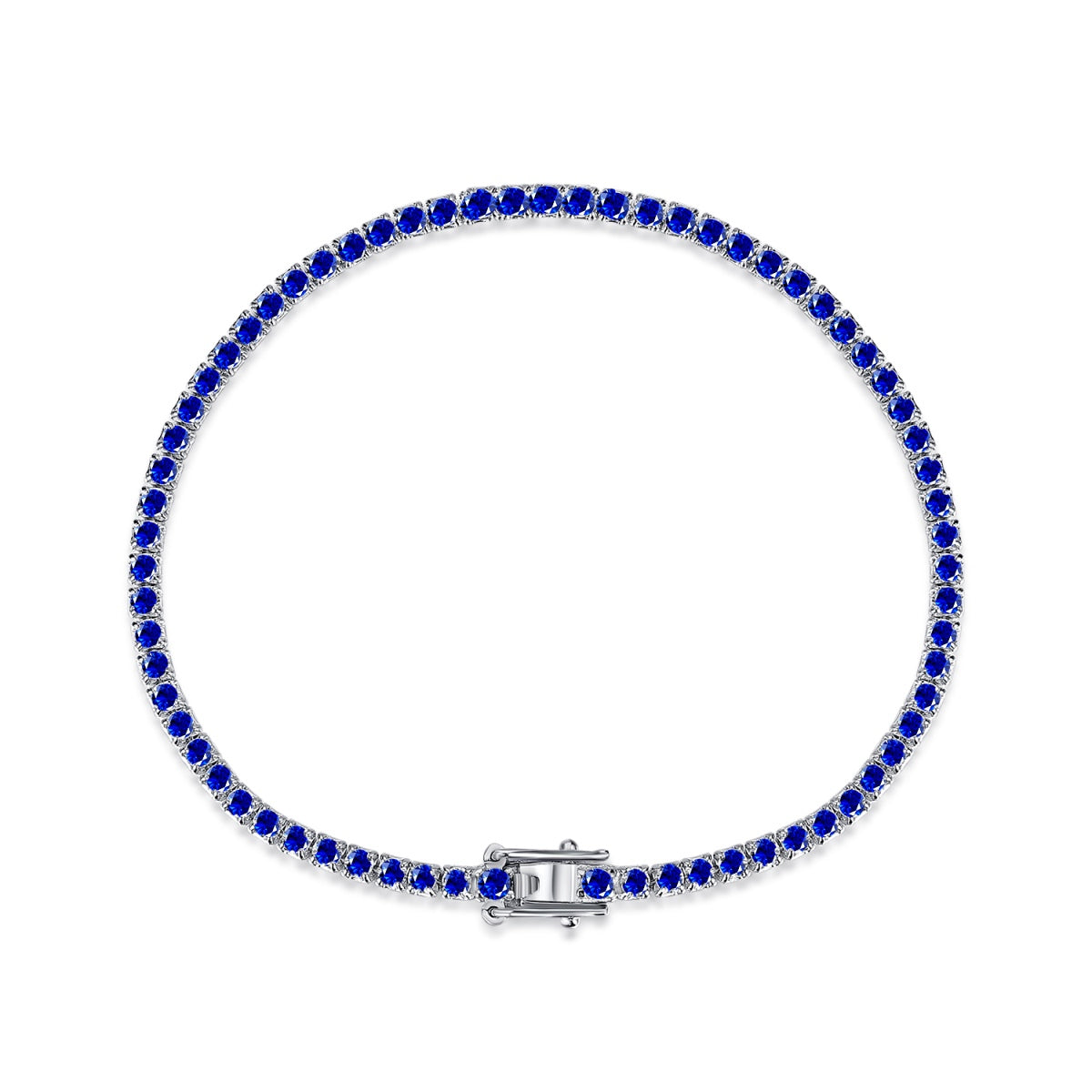 [Joyas Regalia] Pulsera diaria deslumbrante con corte redondo colorido