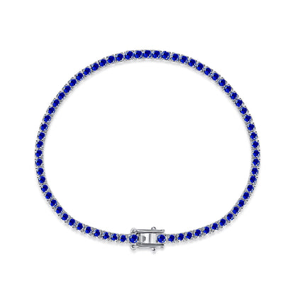 [Joyas Regalia] Pulsera diaria deslumbrante con corte redondo colorido