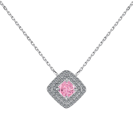 [Joyas Regalia] Collar brillante de corte Asscher