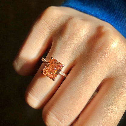 [Regalia jewelry]4.0 Carat Luxurious Engagement Ring