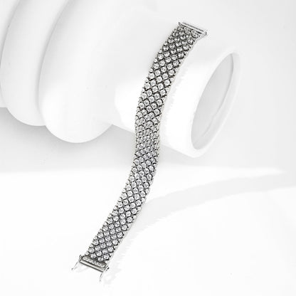 [Joyas Regalia] Pulsera de fiesta con corte redondo elegante y ornamentado