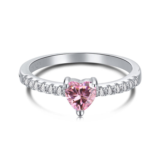 [Bijoux Regalia] Bague d'amour en forme de cœur de 0,5 carat CaratEternity