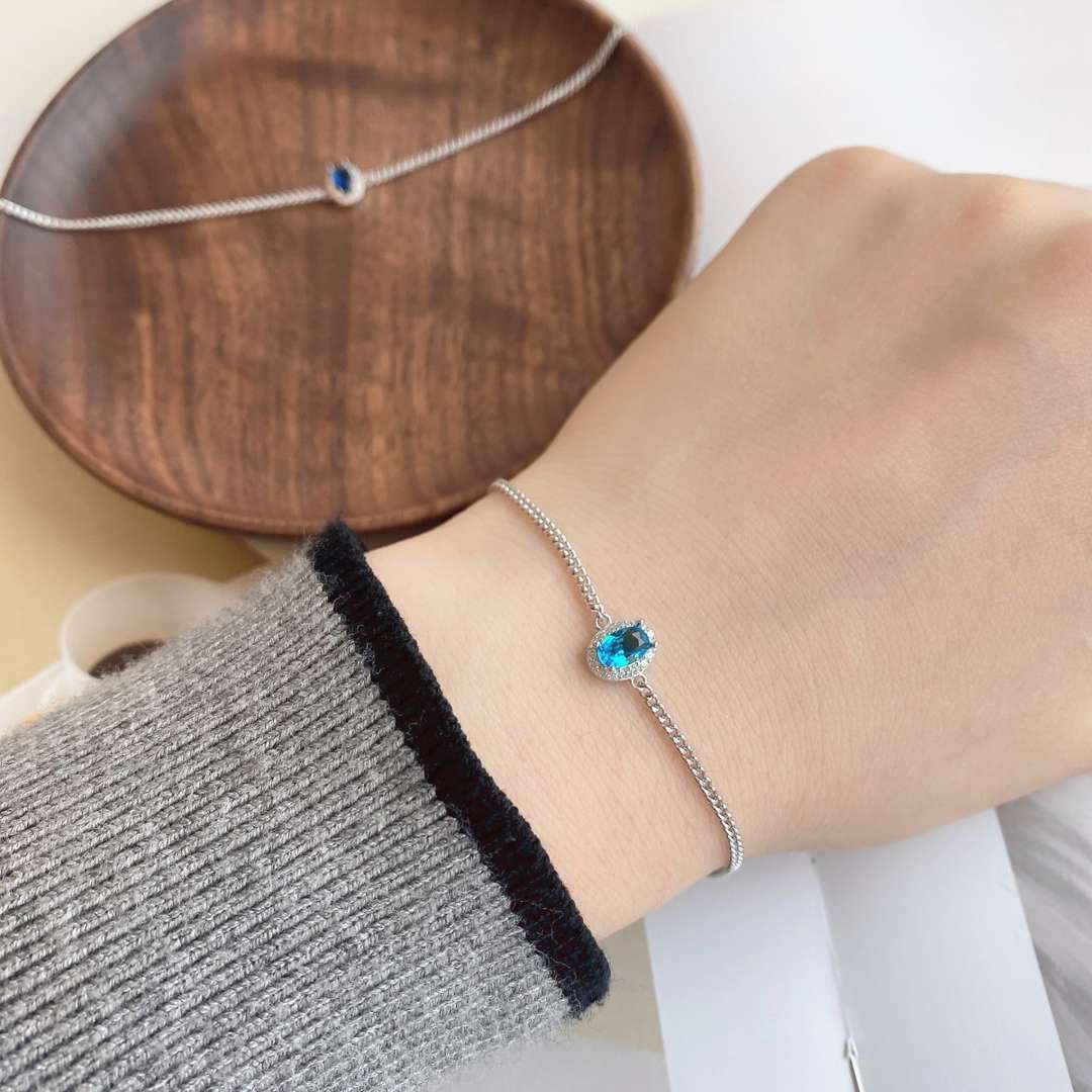[Regalia jewelry]Exquisite Oval Shape Bracelet