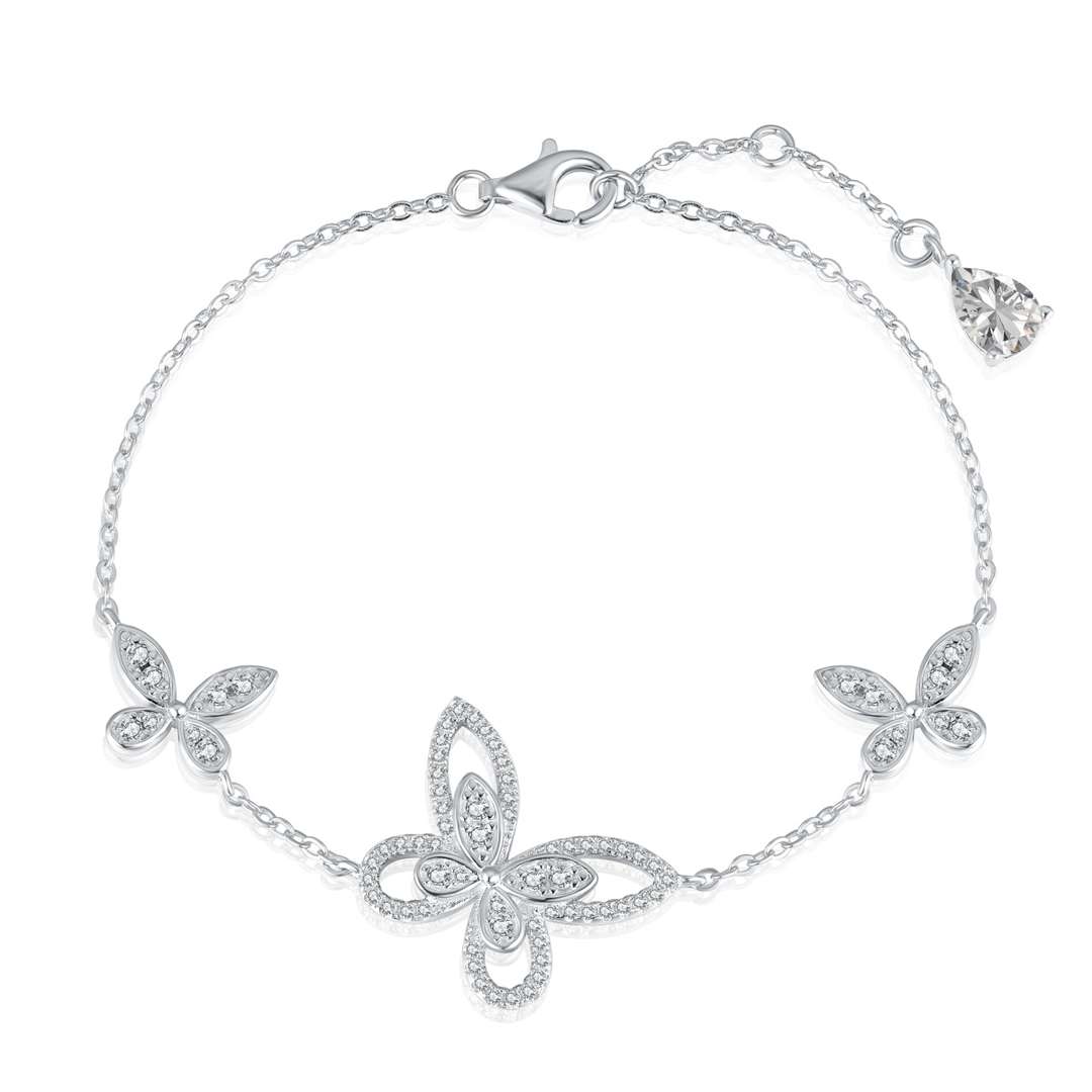 [Bijoux Regalia] Bracelet pendentif papillon délicat