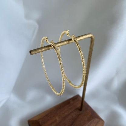 [Bijoux Regalia] Boucles d'oreilles créoles larges populaires