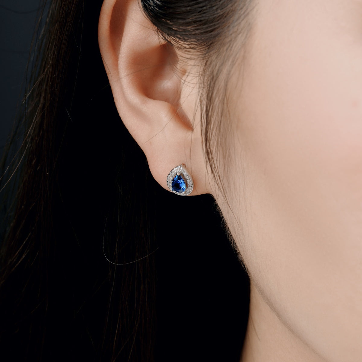 [Joyas Regalia] Pendientes lujosos con forma de gota de agua