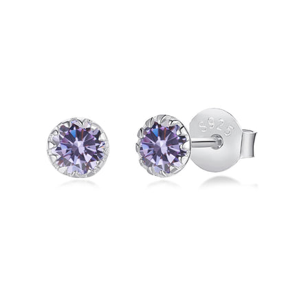 [Joyas Regalia] Pendientes redondos de colores brillantes
