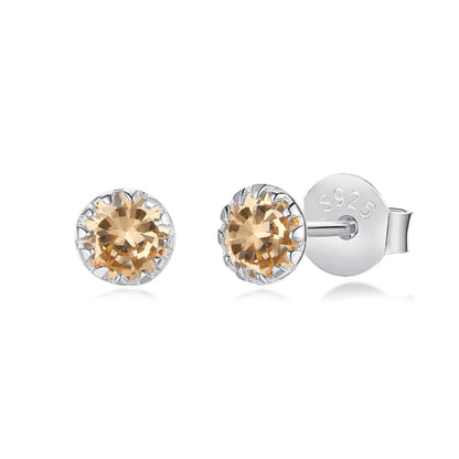[Joyas Regalia] Pendientes redondos de colores brillantes