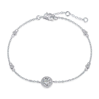 [Joyas Regalia] Pulsera deslumbrante con corte redondo