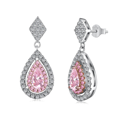 [Joyas Regalia] Pendientes de banquete con delicadas y ornamentadas gotas de agua