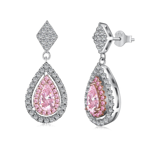 [Joyas Regalia] Pendientes de banquete con delicadas y ornamentadas gotas de agua