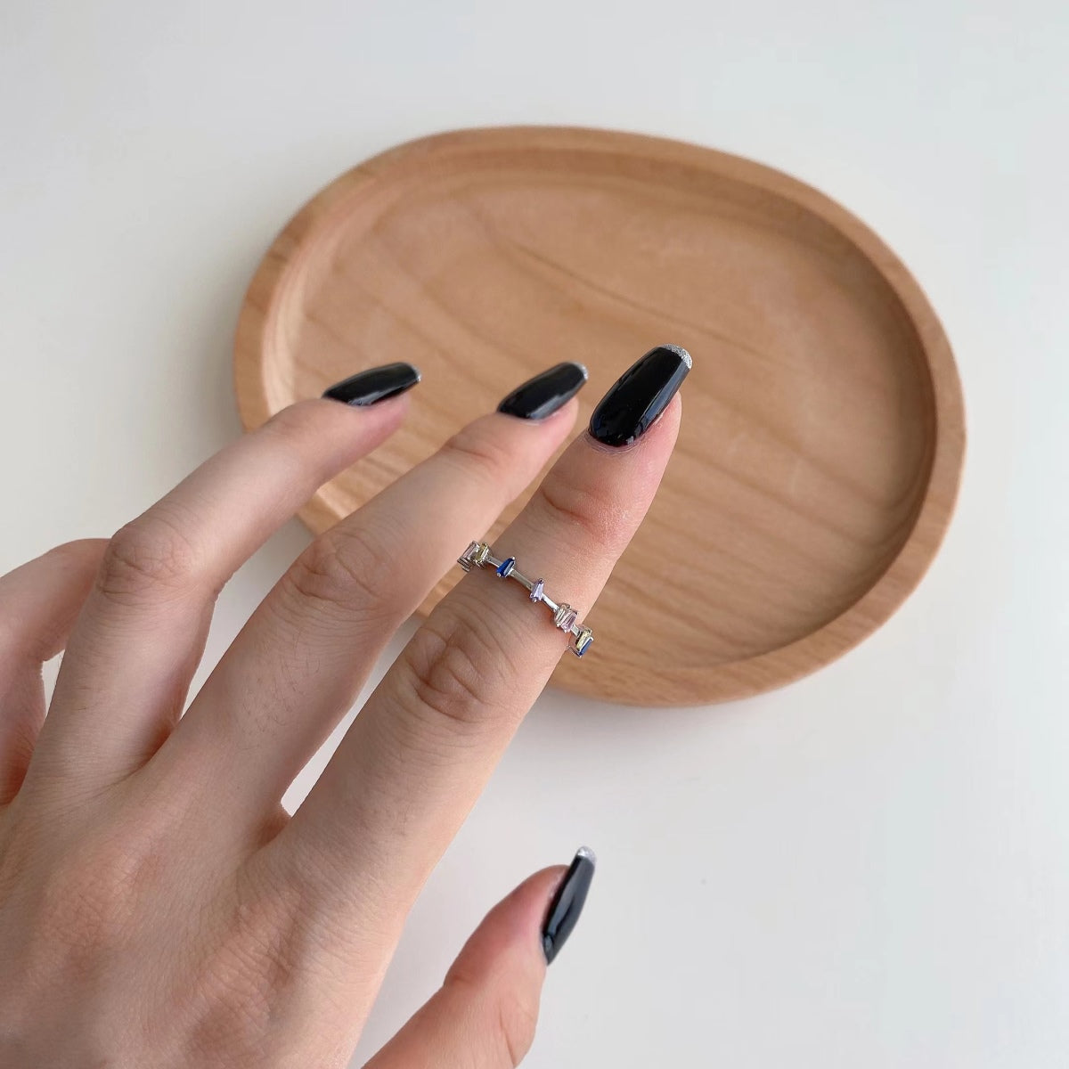 [Bijoux Regalia] Bague quotidienne unique à coupe trapézoïdale