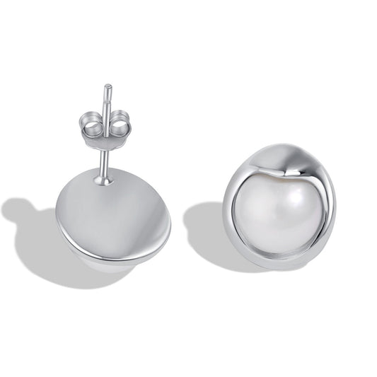 [Joyas Regalia] Pendientes de perlas de pan delicado