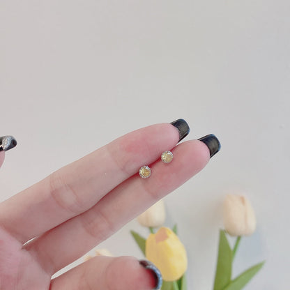 [Joyas Regalia] Pendientes redondos de colores brillantes