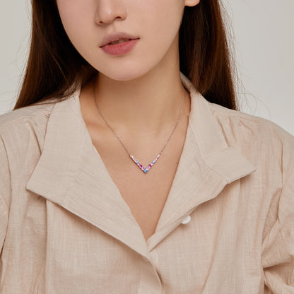 [Joyas Regalia]Collar adornado de corte redondo