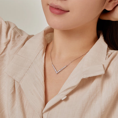 [Joyas Regalia]Collar adornado de corte redondo