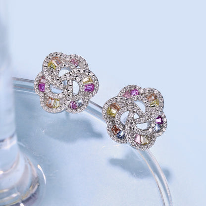 [Joyas Regalia] Exquisitos pendientes diarios con forma de flor