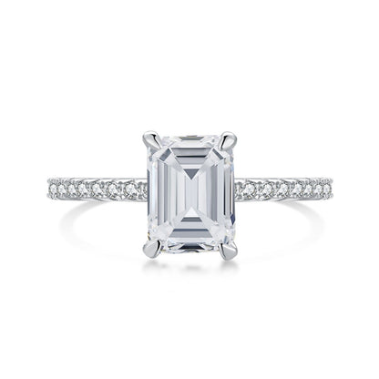 [Bijoux Regalia] Bague de fête ornée scintillante de 2,0 carats avec taille radiante