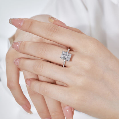 [Regalia jewelry]4.0 Carat Luxurious Engagement Ring