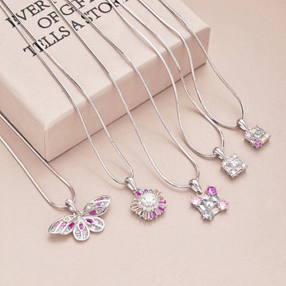 [Joyas Regalia]Collar colorido con flores encantadoras
