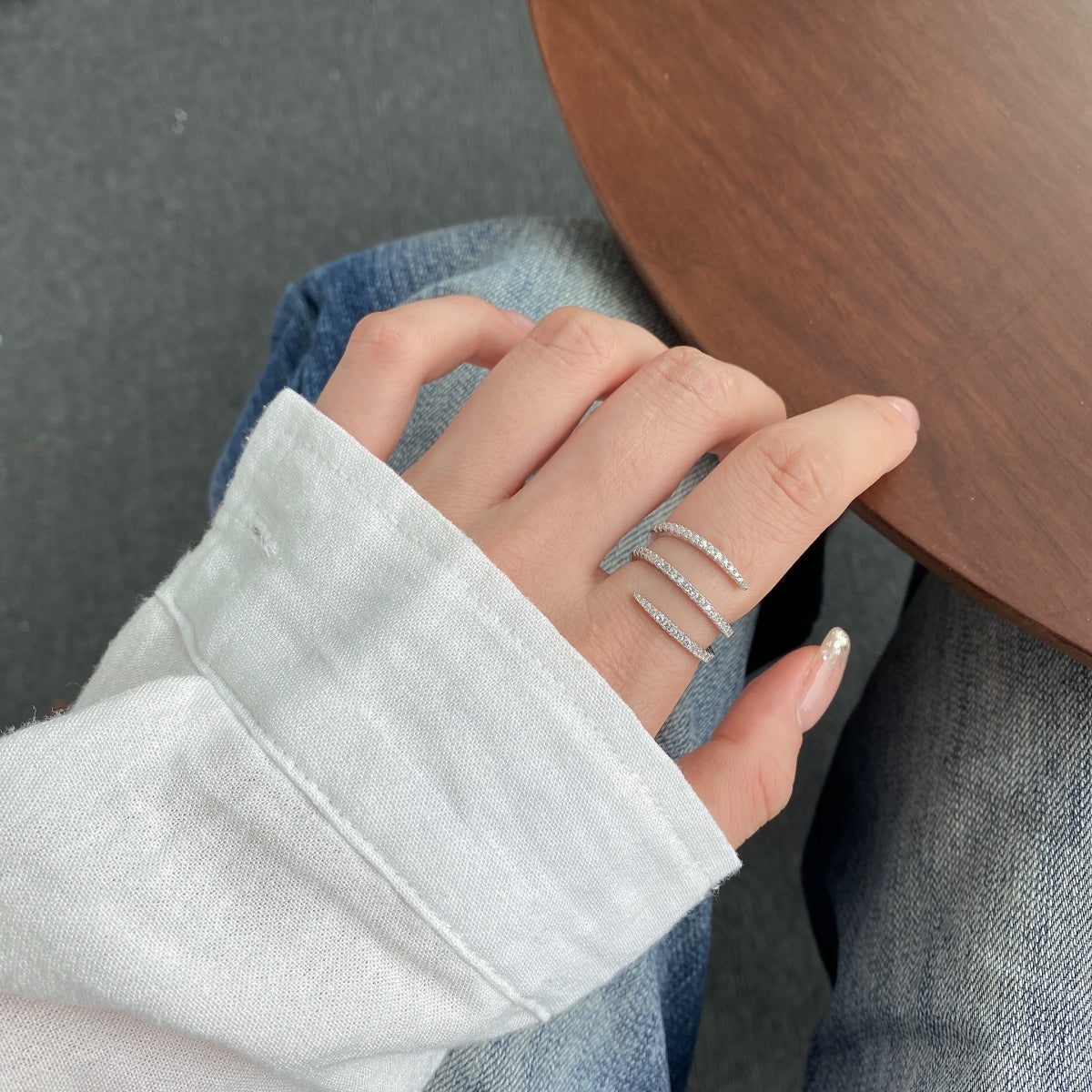 [Bijoux Regalia] Bague unique et vibrante à enchevêtrement quotidien