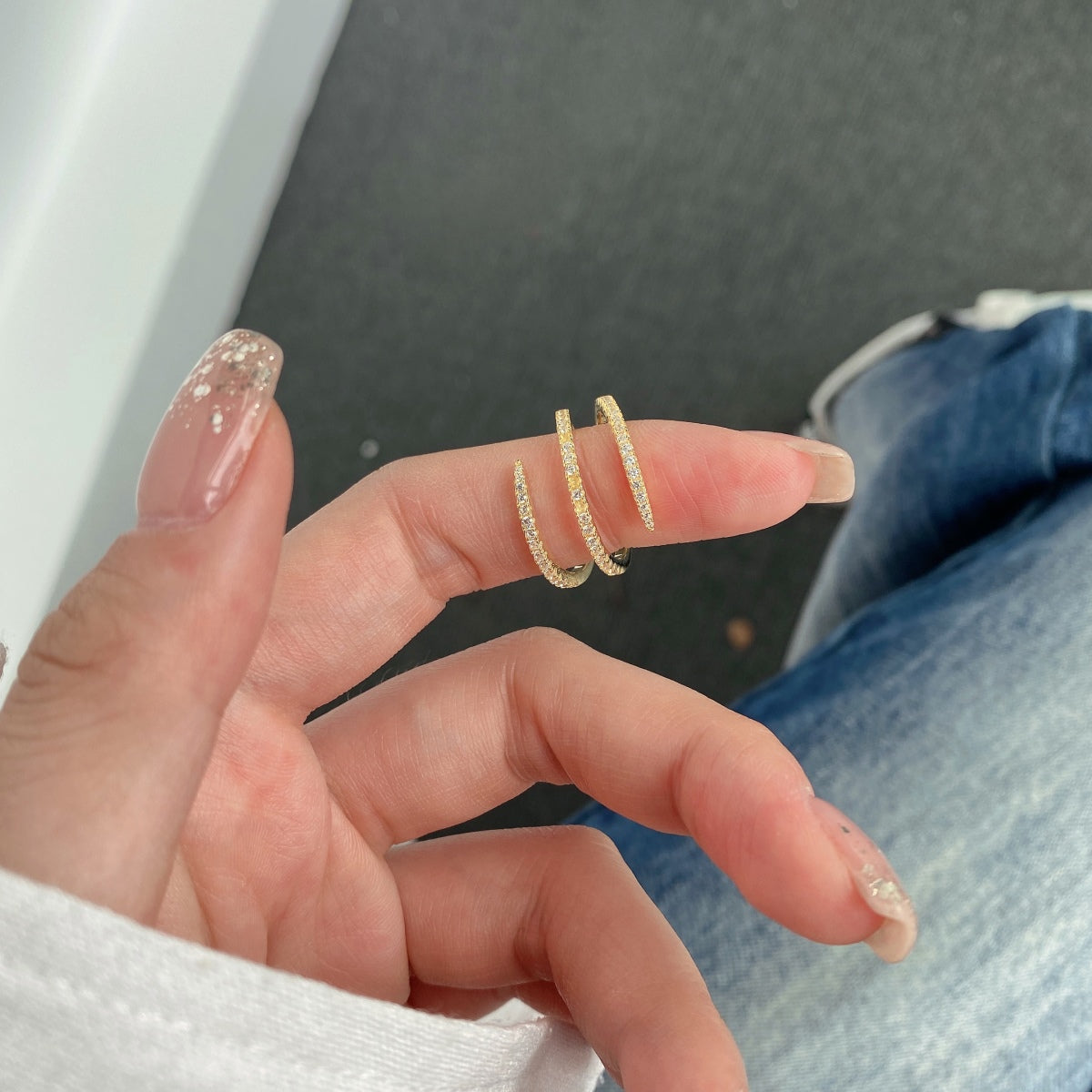 [Bijoux Regalia] Bague unique et vibrante à enchevêtrement quotidien