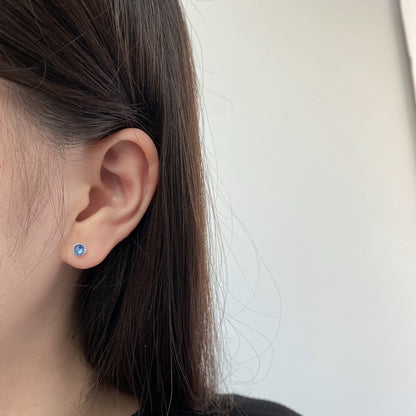 [Joyas Regalia] Pendientes redondos de colores brillantes