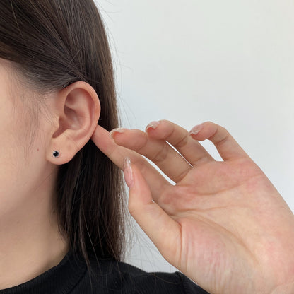 [Joyas Regalia] Pendientes redondos de colores brillantes