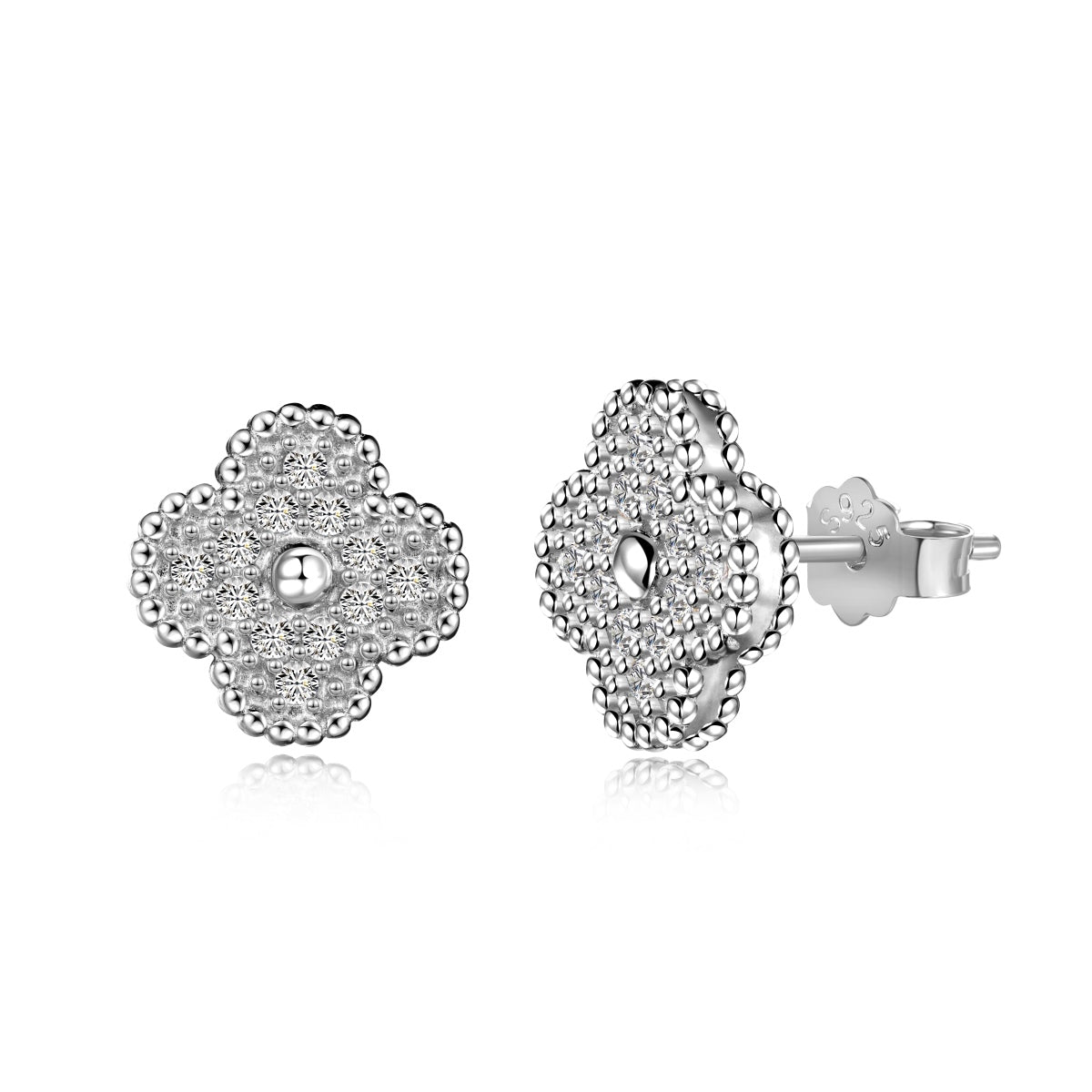 [Joyas Regalia] Pendientes de moda de trébol de cuatro hojas