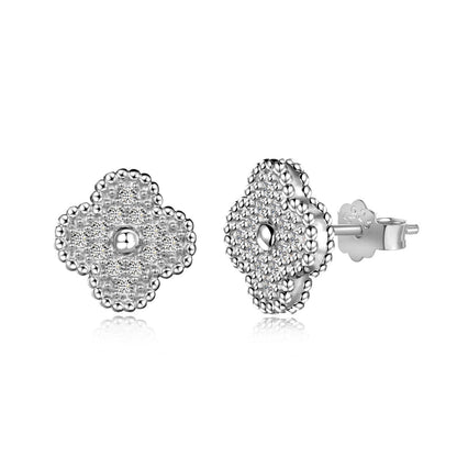 [Joyas Regalia] Pendientes de moda de trébol de cuatro hojas