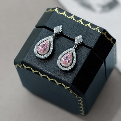 [Joyas Regalia] Pendientes de banquete con delicadas y ornamentadas gotas de agua