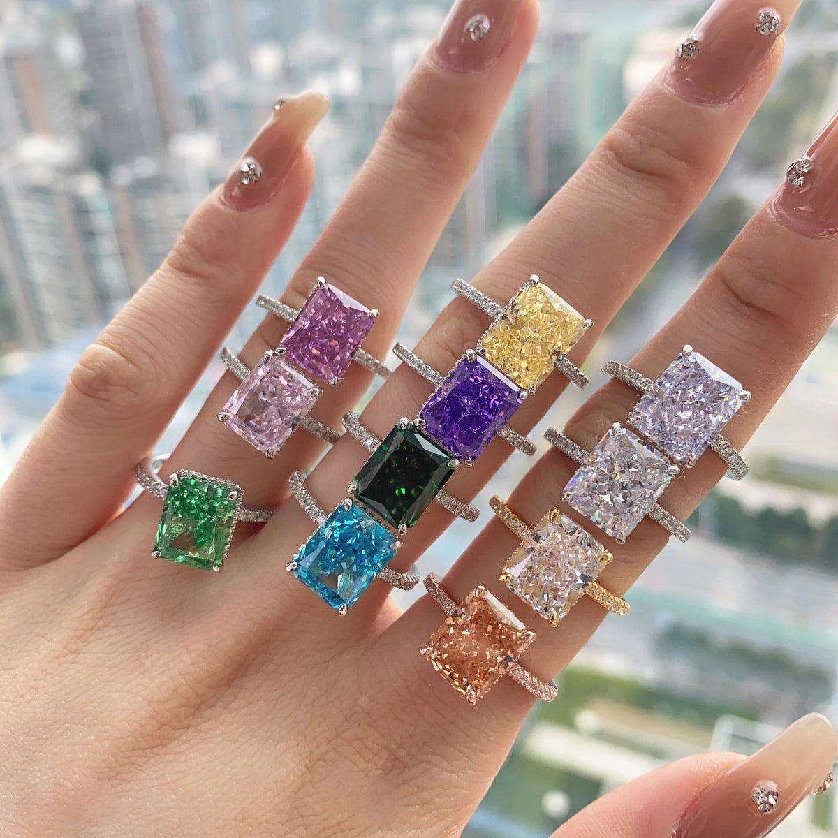 [Regalia jewelry]4.0 Carat Luxurious Engagement Ring