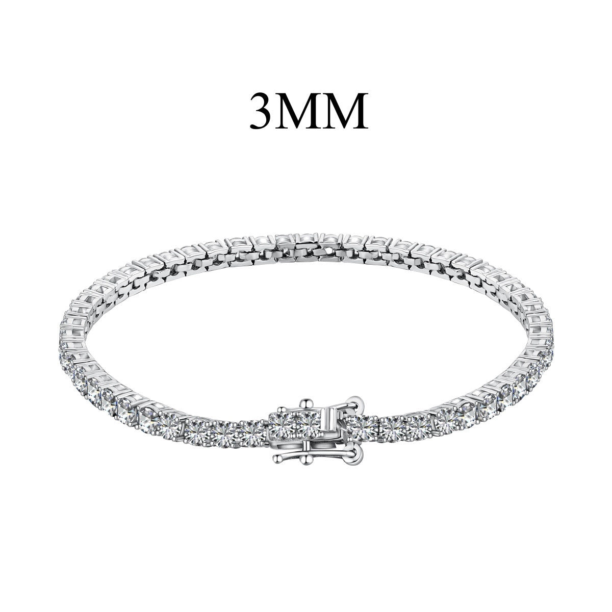 [Regalia jewelry]Radiant Colorful Round Cut Party Bracelet