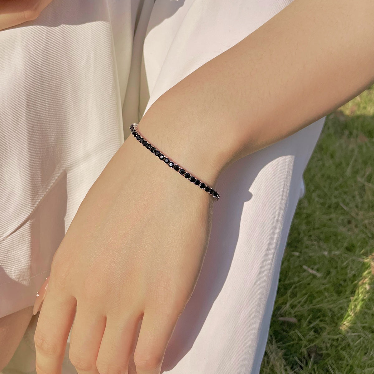[Regalia jewelry]Radiant Colorful Round Cut Party Bracelet