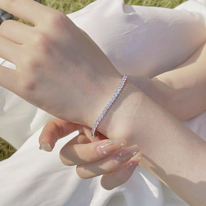 [Regalia jewelry]Radiant Colorful Round Cut Party Bracelet