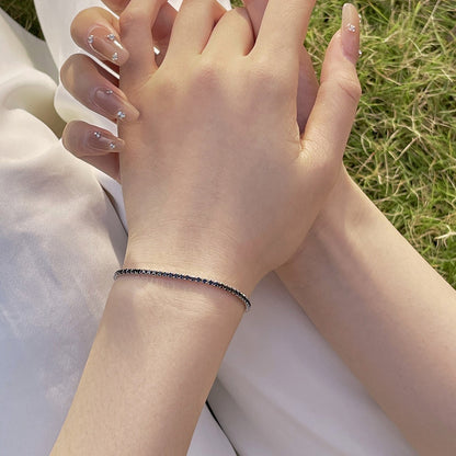 [Joyas Regalia] Pulsera de fiesta con corte redondo, radiante y colorida