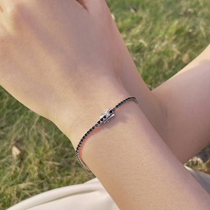 [Joyas Regalia] Pulsera de fiesta con corte redondo, radiante y colorida