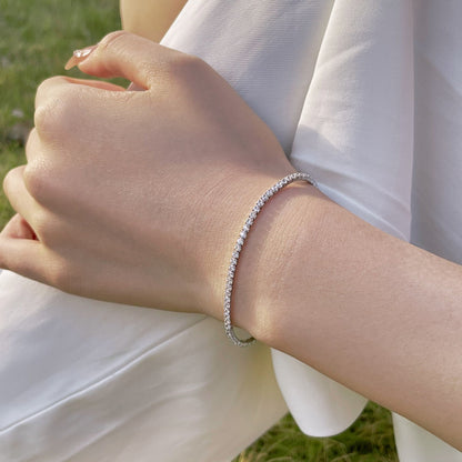 [Joyas Regalia] Pulsera de fiesta con corte redondo, radiante y colorida