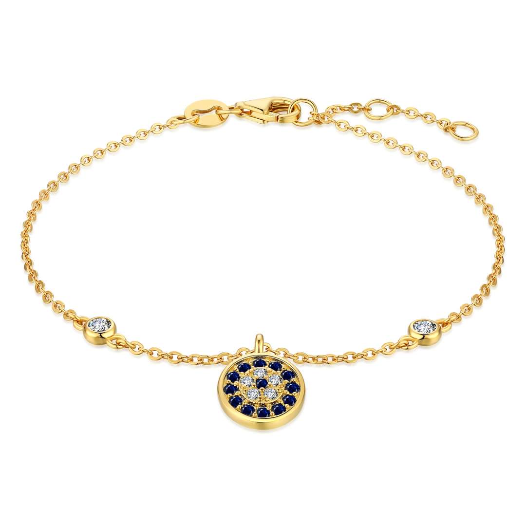 [Joyas Regalia] Pulsera redonda de ojo de diablo